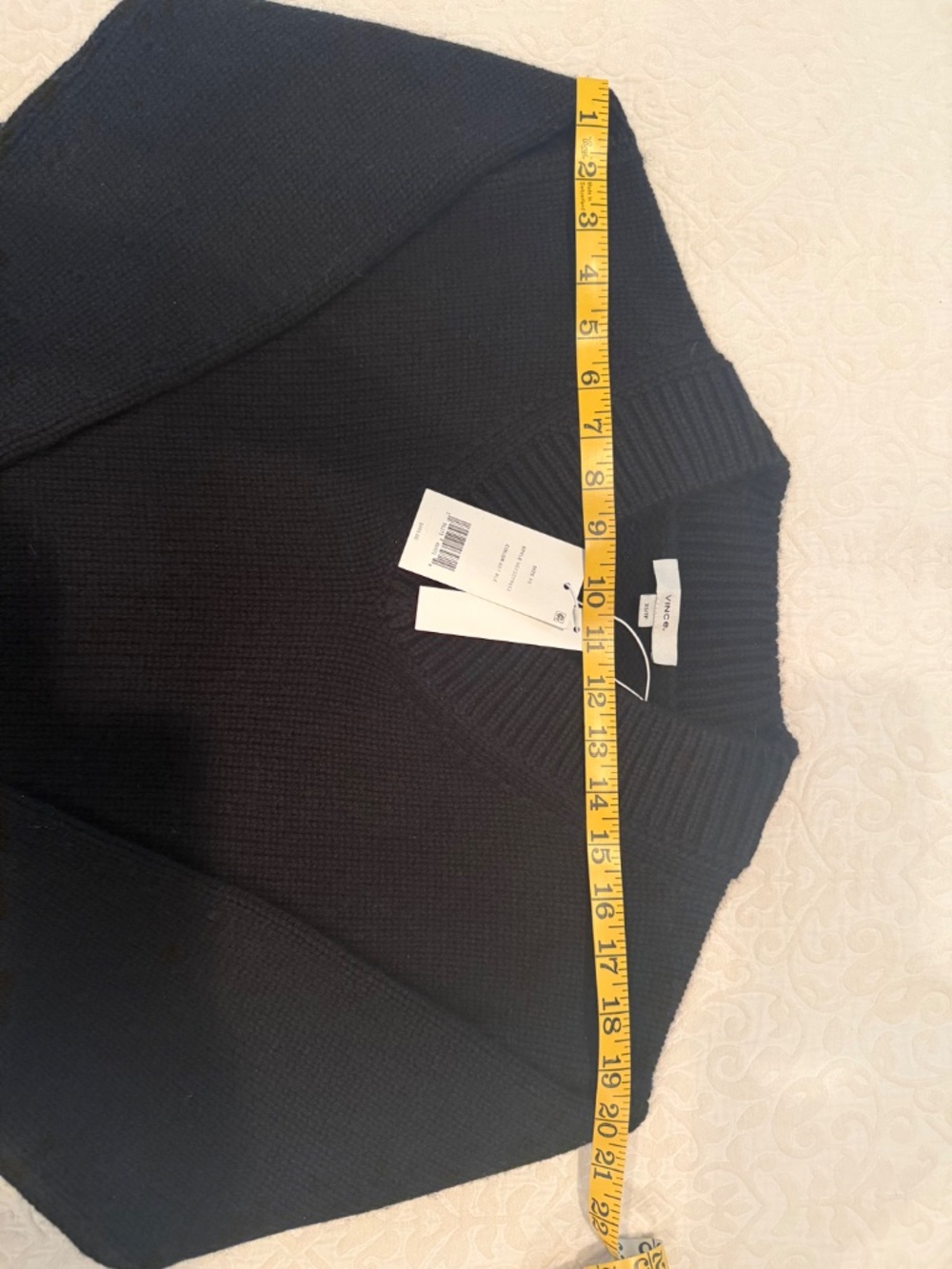 Vince Wool Cashmere Blend V Neck Sweater, Size XS, NEW with Tags - Picture 11 of 13
